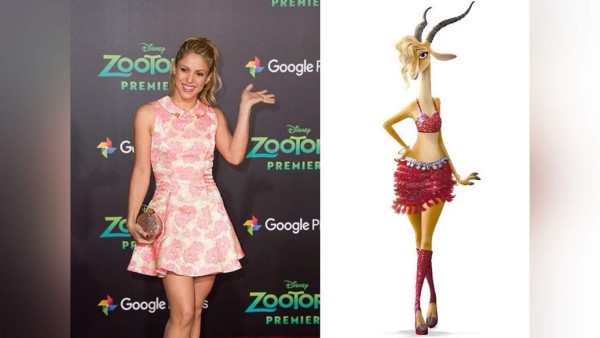 Shakira celebró el Oscar de Zootopia