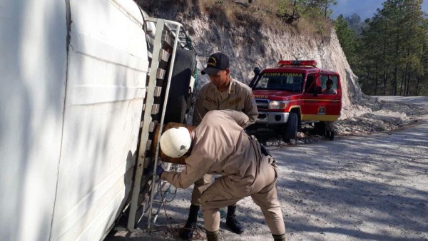 'Las Tres Marías': curioso accidente en el occidente de Honduras