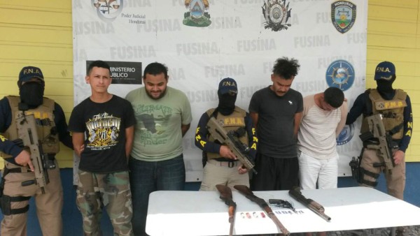 Capturan a cuatro supuestos miembros de la banda 'Los Ántrax'