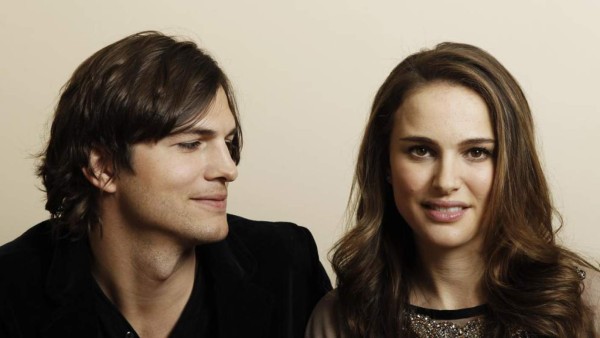 Ashton Kutcher aplaude a Natalie Portman
