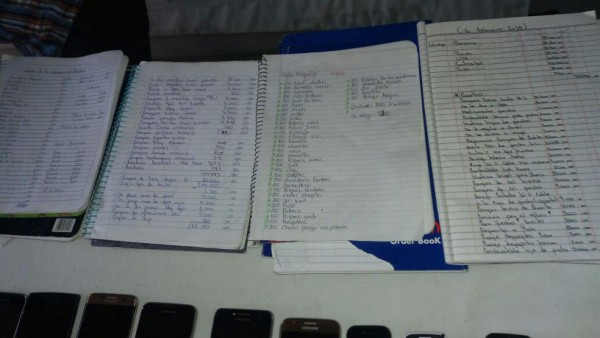 Capturan a contadora de la pandilla 18 con 113 mil lempiras, armas y notas extorsivas