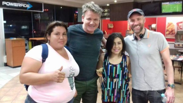 Hondureños dan bienvenida en las redes al chef Gordon Ramsay