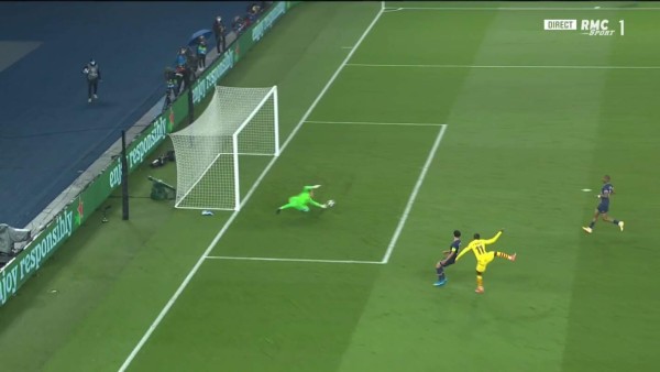 Video: Keylor Navas se luce con enorme atajada a Dembélé en el PSG - Barcelona