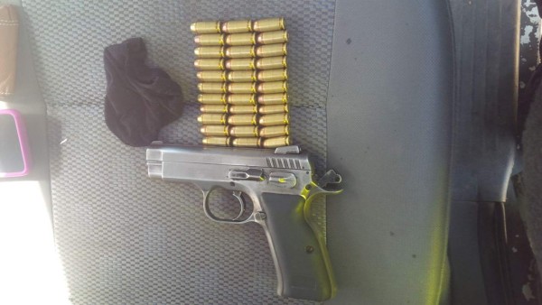 Capturan a menor con una pistola en Chamelecón