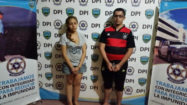Capturan a pareja por supuesta estafa en Tegucigalpa
