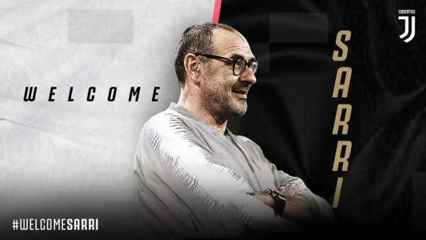 La Juventus anuncia al italiano Sarri como su nuevo entrenador