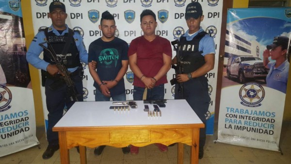 Capturan a dos supuestos integrantes de la MS-13 en El Progreso