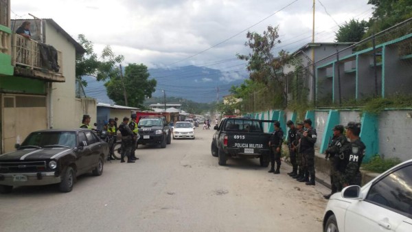 Fusina hace operativo en sector Lomas del Carmen