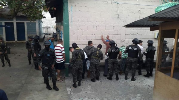 Detenidos y varios decomisos deja allanamientos de Fusina en Honduras