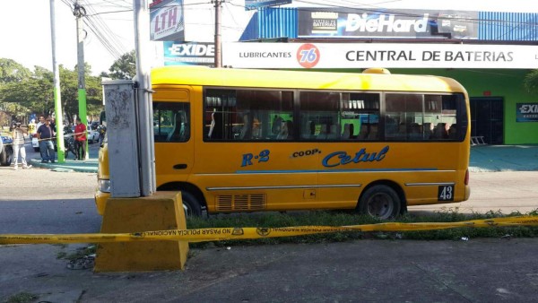 Matan a pasajero dentro de rapidito en San Pedro Sula