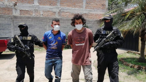 Detienen a dos supuestos integrantes de la MS-13 en Comayagua