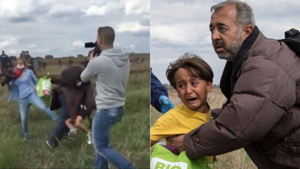 Entrenador de fútbol es el hombre agredido por la periodista hungara