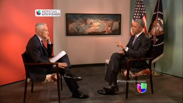 Jorge Ramos discutió con Obama por las deportaciones de indocumentados