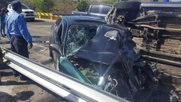 Una mujer embarazada y dos hombres salen heridos en accidente vial