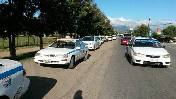 Asociación de Taxis de Comayagua exigen certificación para conductores