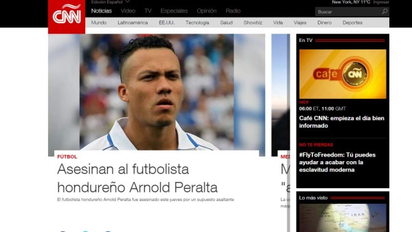 Asesinato de Arnold Peralta impacta en medios internacionales