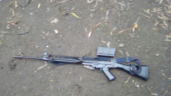 Un fusil decomisan a menores de edad en Chamelecón