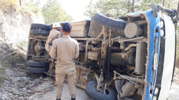 'Las Tres Marías': curioso accidente en el occidente de Honduras