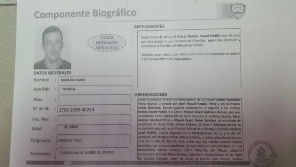 Cancelan a 5 policías investigados por crimen del fiscal Orlan Chávez