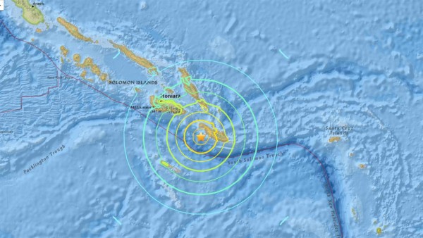 Otro fuerte sismo sacude las Islas Salomón