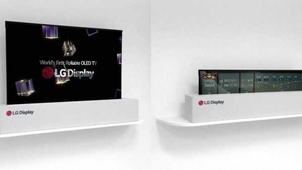 LG sorprende con su televisor que se enrolla