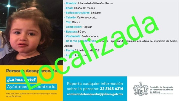 Encuentran con vida a la hija de la familia desaparecida en sus vacaciones