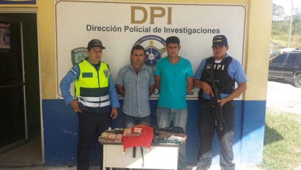 En Copán capturan a dos supuestos miembros de una banda asaltacamiones
