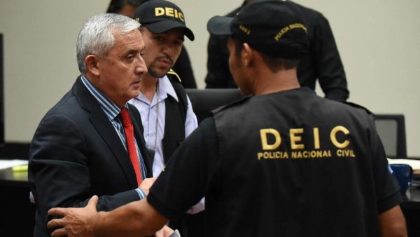 Rechaza recurso de Pérez Molina para salir de prisión