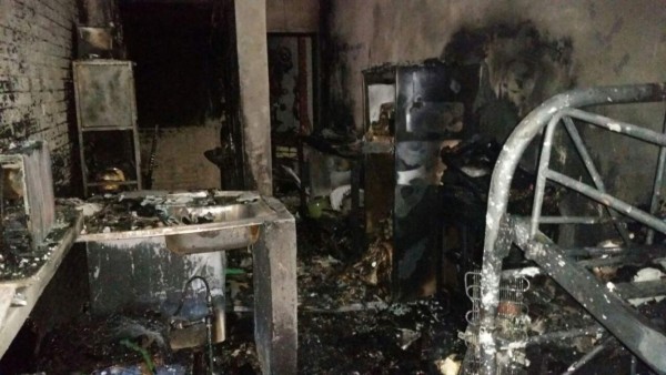 Incendio consume casa en colonia Aurora de San Pedro Sula