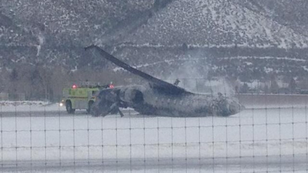 Avioneta se estrella en el aeropuerto de Aspen, Colorado: un muerto
