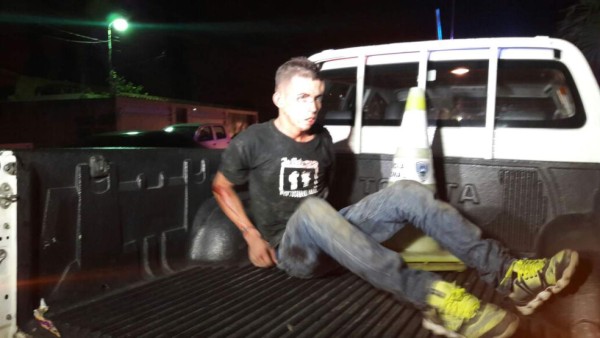 Capturan a supuesto ladrón en un taller en San Pedro Sula
