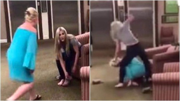 VIDEO: Mujer golpea brutalmente a otra por proferir insultos racistas