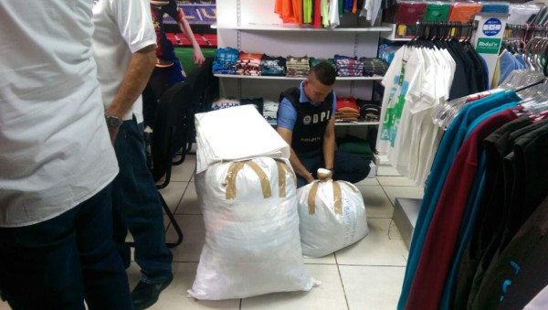 Decomisan mercadería valorada en más de medio millón de lempiras
