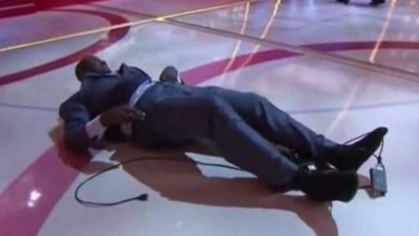 La vergonzosa caída de Shaquille O’Neal en programa de televisión