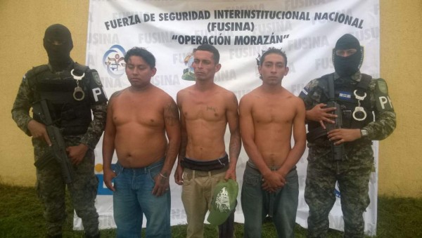 Capturan para investigación a tres hombres en Ocotepeque
