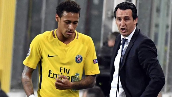 Nueva pelea de Neymar con Unai Emery, entrenador del PSG