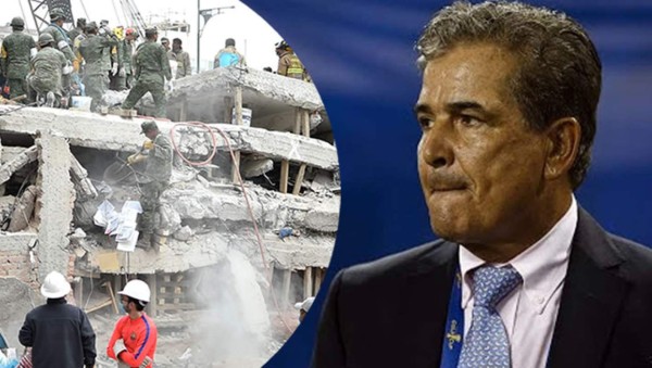 El solidario mensaje de Jorge Luis Pinto para los mexicanos tras el terremoto