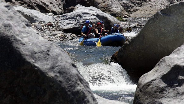 El rafting, una actividad en Honduras solo apta para valientes
