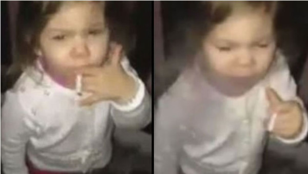 Vídeo: En Finlandia una niña aparece fumando y causa escándalo en la red