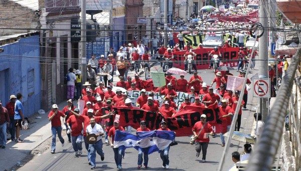 Trabajadores protestarán hoy en Tegucigalpa