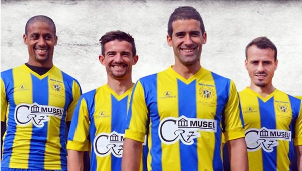 Equipo de la ciudad natal de Cristiano juega con CR7 en el pecho