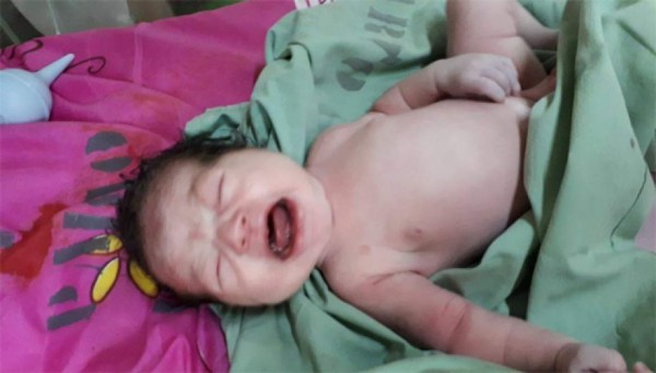 Un niño, el primer nacido en 2018 en Tegucigalpa