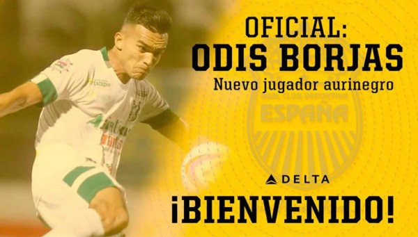 Real España anuncia fichaje de Odis Borjas