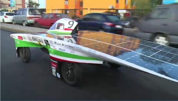 Carrera solar en el desierto de Atacama en Chile