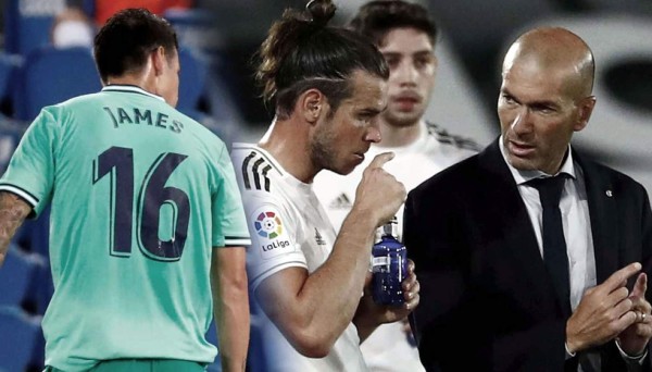 Zidane deja a James y Bale fuera de la última convocatoria de la Liga Española