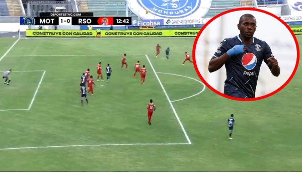 VIDEO: 'Muma' Fernández marca su primer gol con la camiseta de Motagua