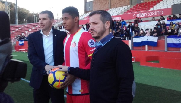 El Girona presenta al 'Choco' Lozano: 'Vengo a darlo todo'