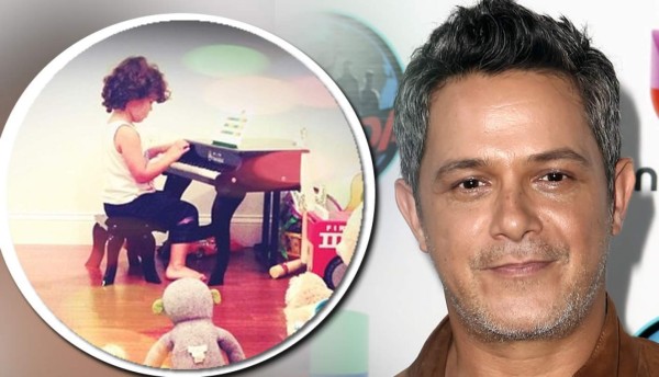 El hijo de Alejandro Sanz ¡ya habla cinco idiomas!