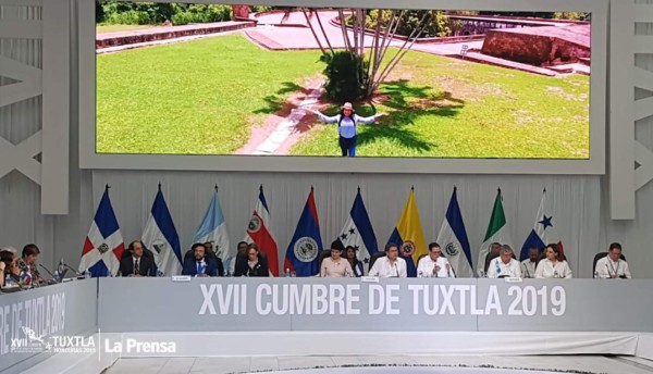 Cumbre de Tuxtla: En desarrollo sesión plenaria entre 10 países miembros