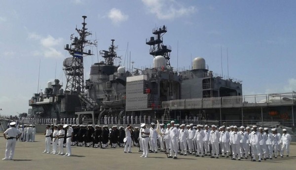 Llegan a Honduras buques de la Naval de Japón